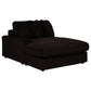 Blaine Upholstered Reversible Chaise Sectional Sofa Chocolate