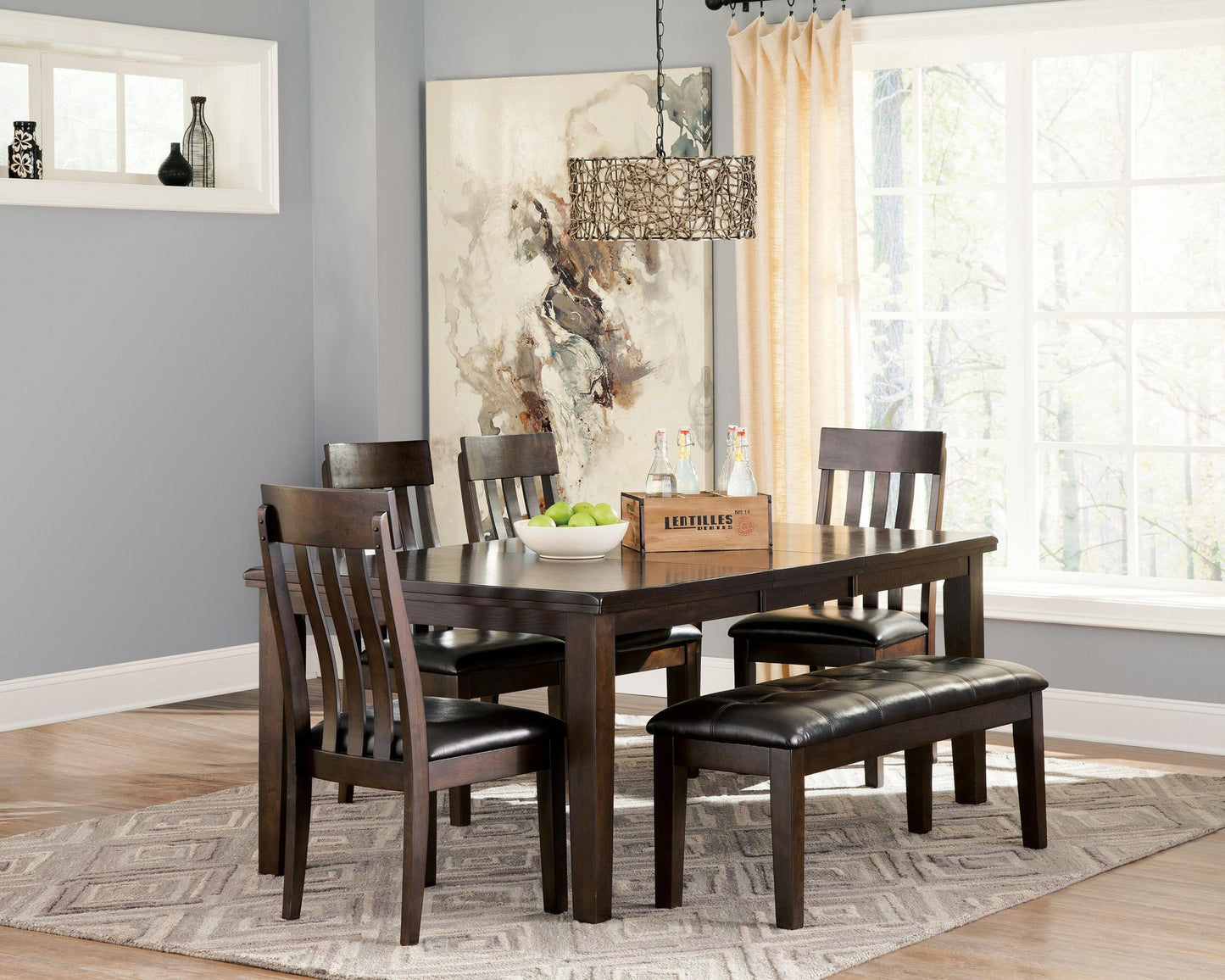 Haddigan RECT Dining Room EXT Table - Discount Furniture Connection