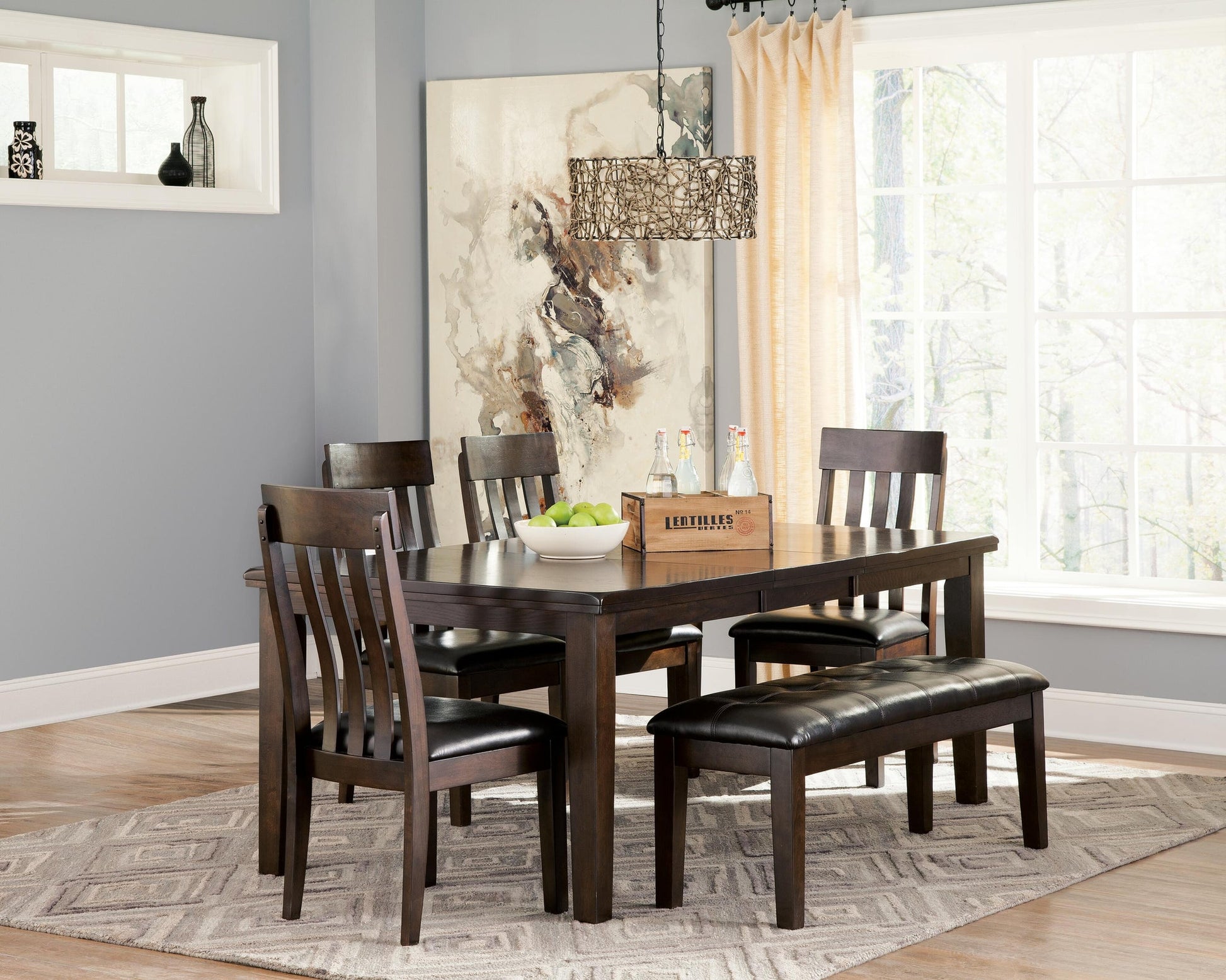 Haddigan RECT Dining Room EXT Table - Discount Furniture Connection