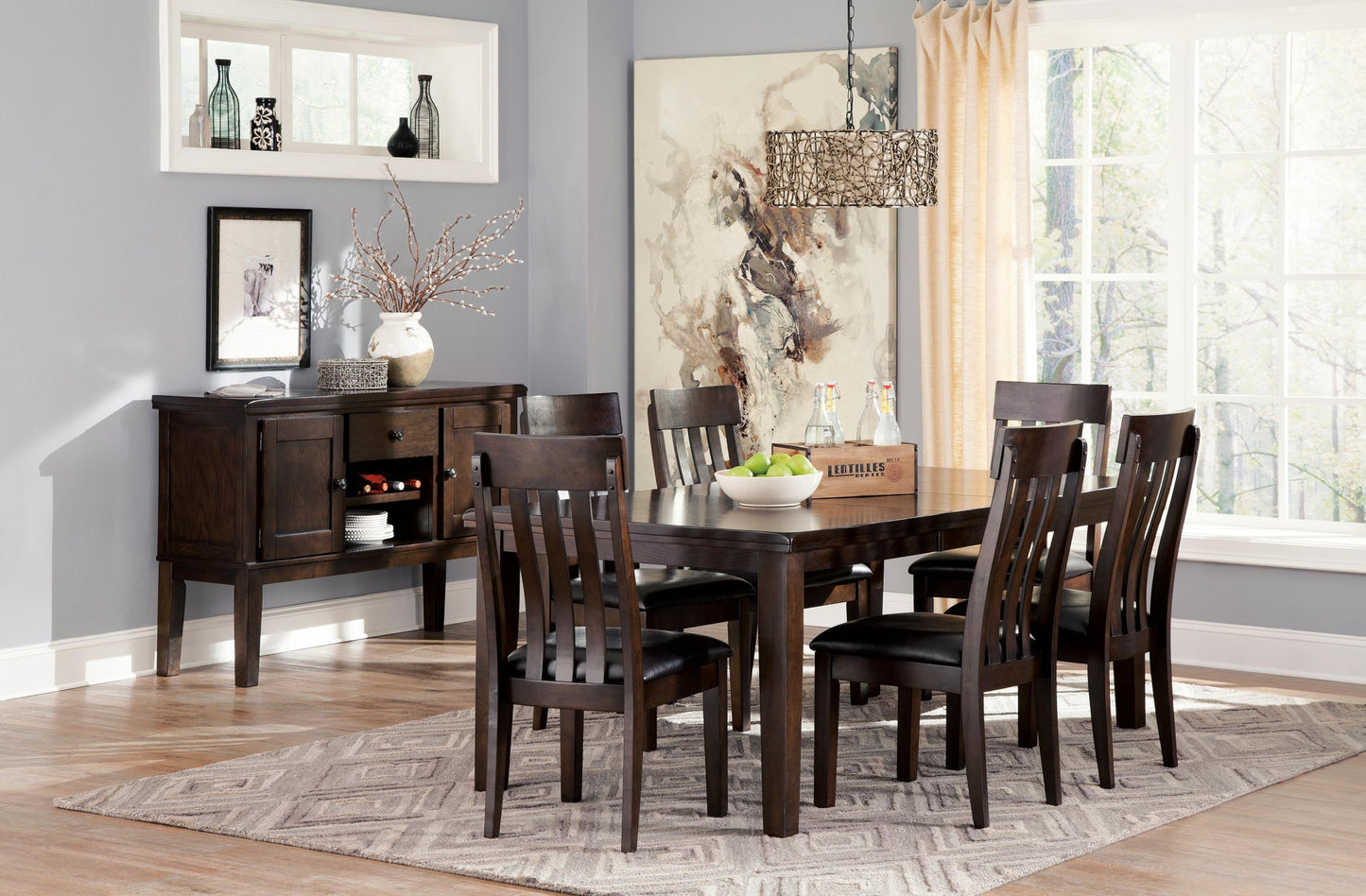 Haddigan RECT Dining Room EXT Table - Discount Furniture Connection