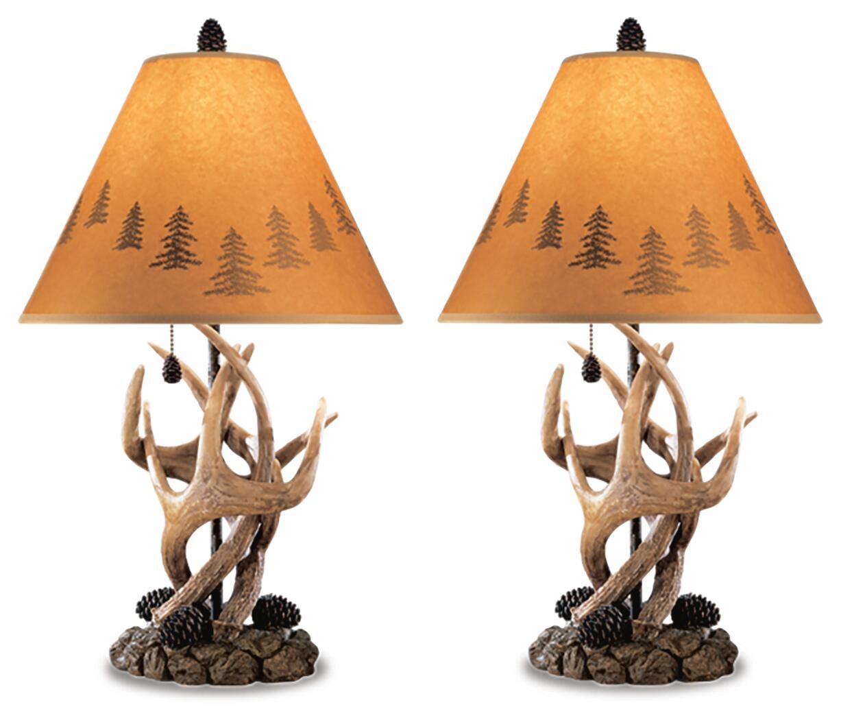 Derek Poly Table Lamp (2/CN) - Discount Furniture Connection