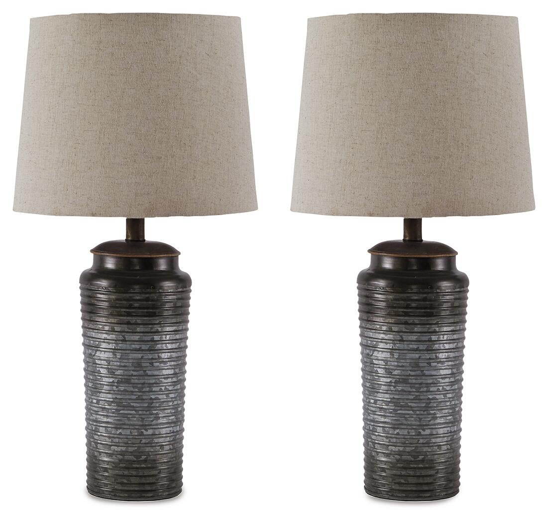 Norbert Metal Table Lamp (2/CN) - Discount Furniture Connection