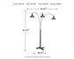 Sheriel Metal Arc Lamp (1/CN) - Discount Furniture Connection