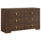Etienne 4-piece Twin Bedroom Set Walnut