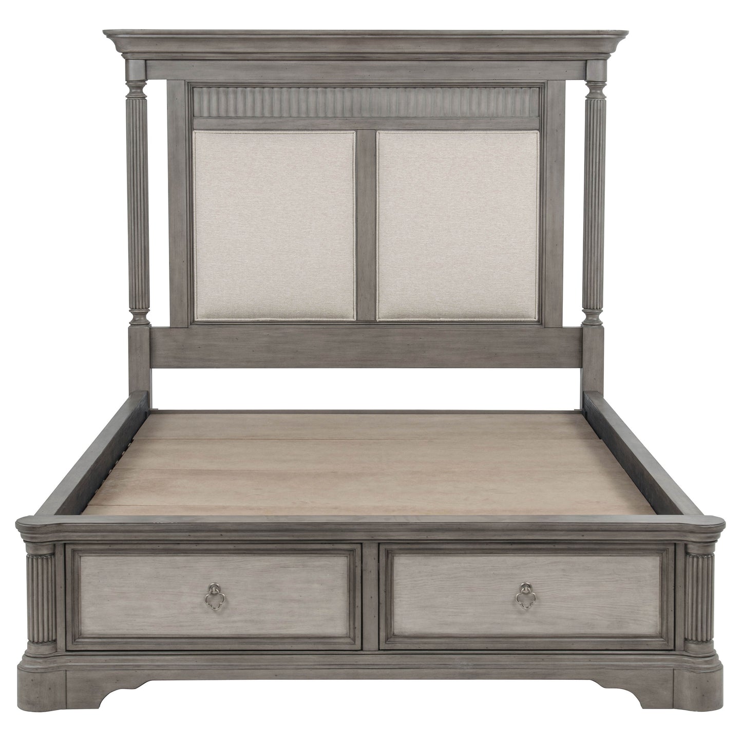 Cresswell 5-piece Queen Storage Bedroom Set Weathered Taupe