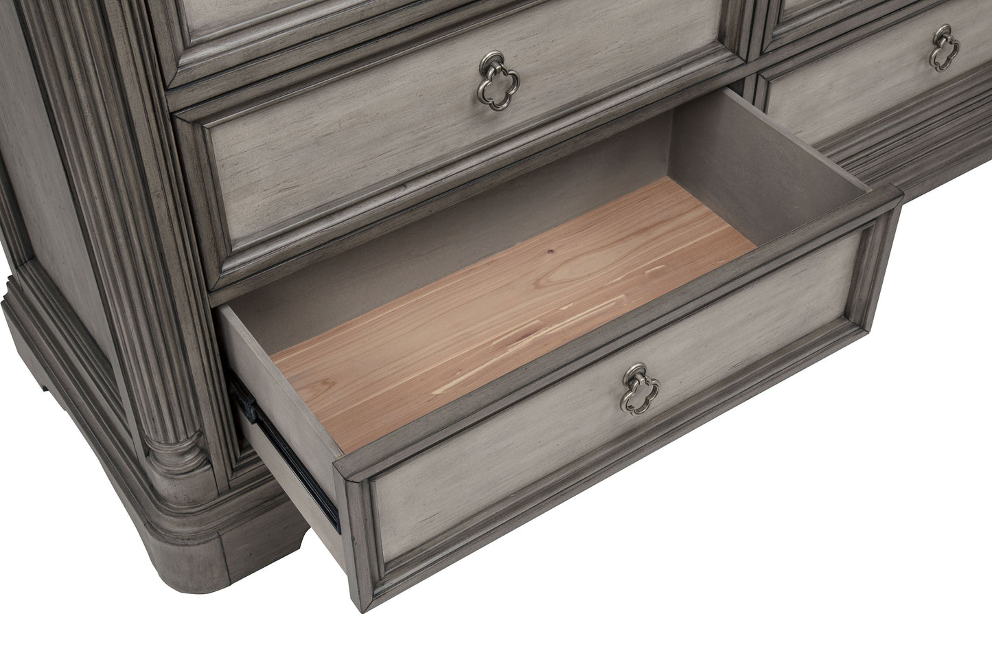 Cresswell 4-piece Eastern King Bedroom Set Weathered Taupe