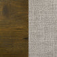 Doherty California King Linen Panel Bed Rustic Brown