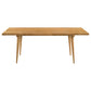 Fabra 7-piece 79-inch Rectangular Dining Set Honey Wheat
