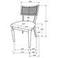 Fabra Cane Back Side Chair Honey Wheat (Set of 2)