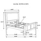 Doherty 5-piece Queen Bedroom Set Rustic Brown