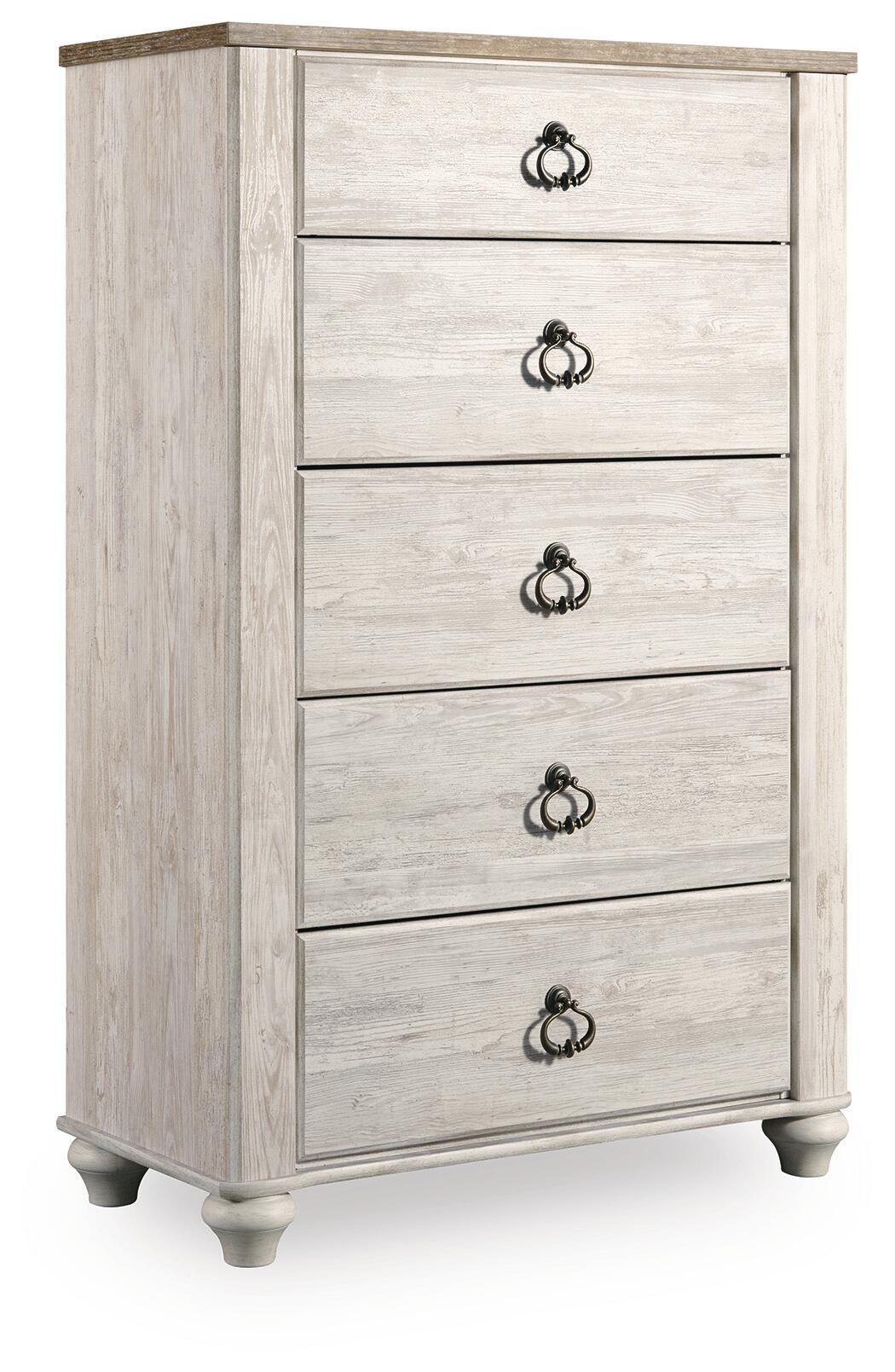 Willowton Five Drawer Chest - Discount Furniture Connection