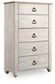 Willowton Five Drawer Chest - Discount Furniture Connection