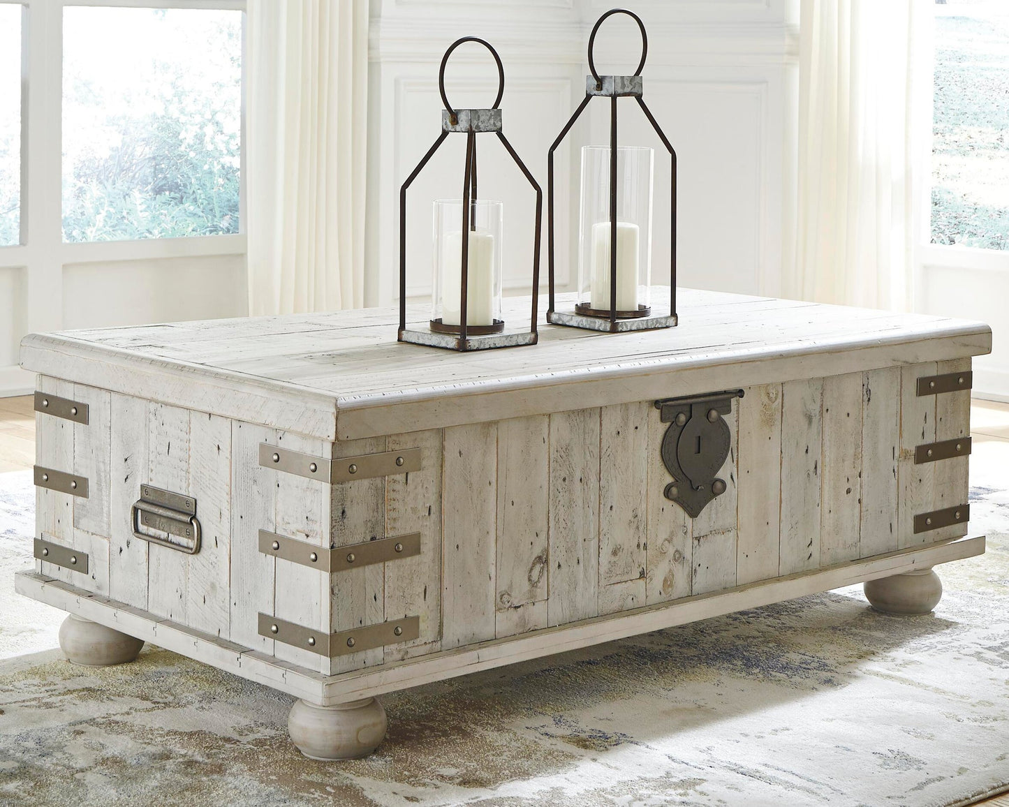 Carynhurst Lift Top Cocktail Table - Discount Furniture Connection