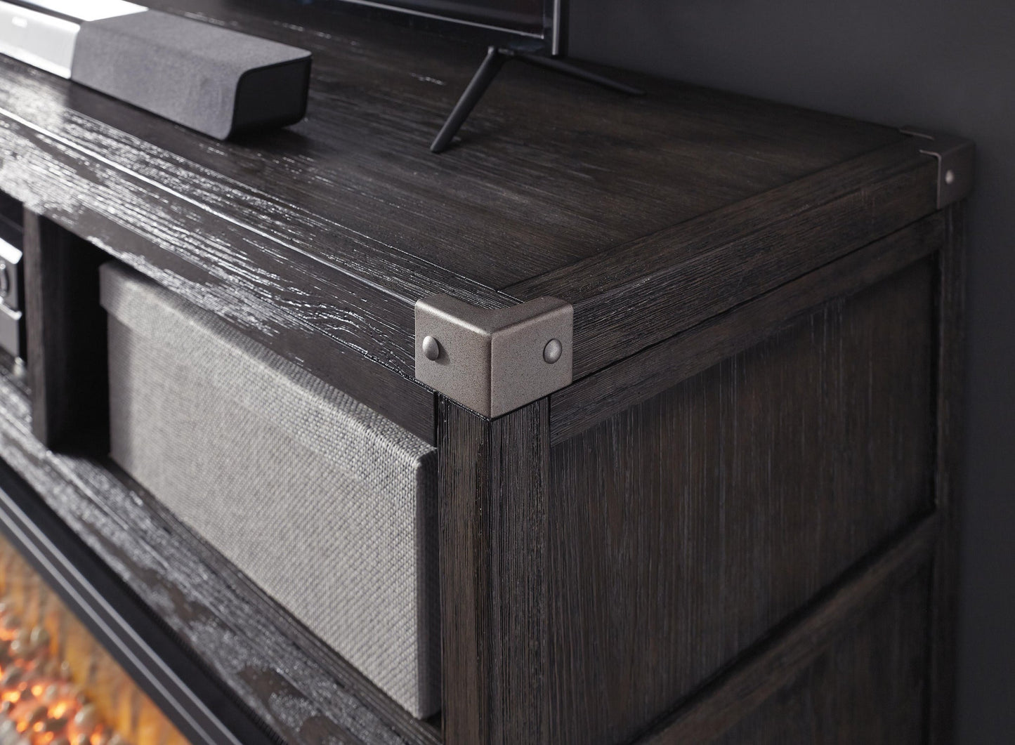 Todoe LG TV Stand w/Fireplace Option - Discount Furniture Connection