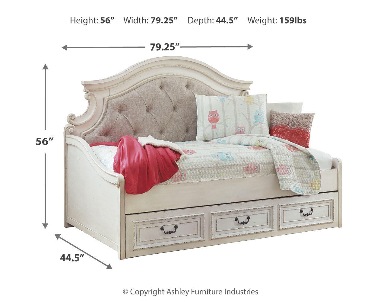 Realyn Twin Day Bed with 1 Large Storage Drawer - Discount Furniture Connection