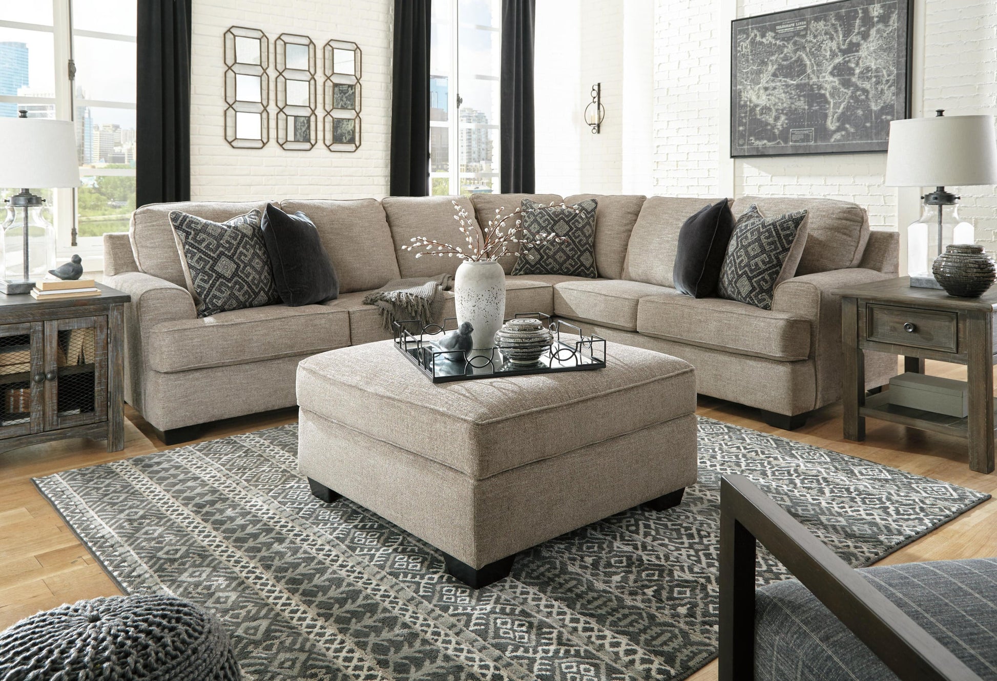 Bovarian 3-Piece Sectional - Discount Furniture Connection