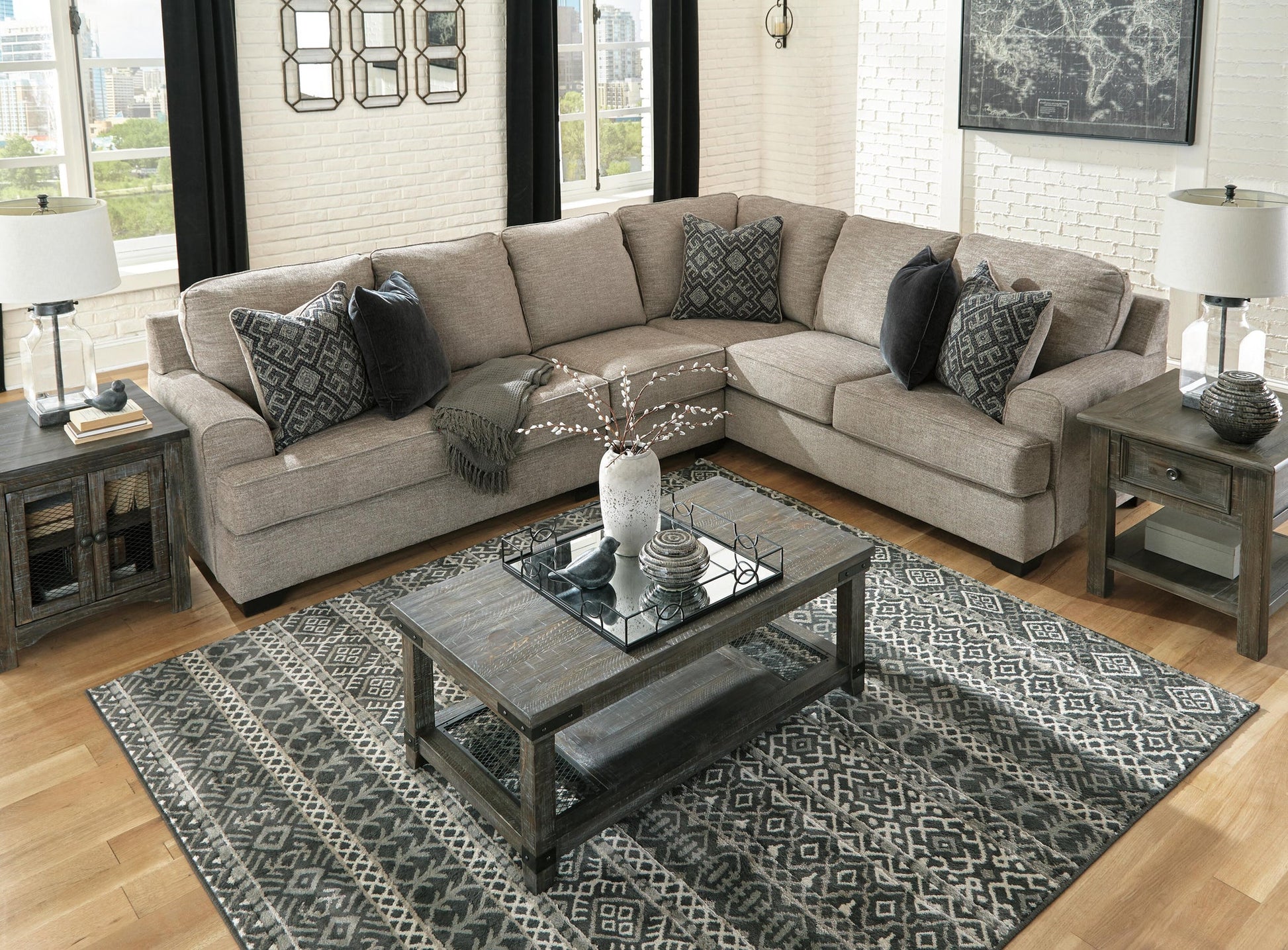 Bovarian 3-Piece Sectional - Discount Furniture Connection