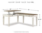 Realyn 2-Piece Home Office Desk - Discount Furniture Connection