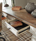 Realyn 2-Piece Home Office Desk - Discount Furniture Connection