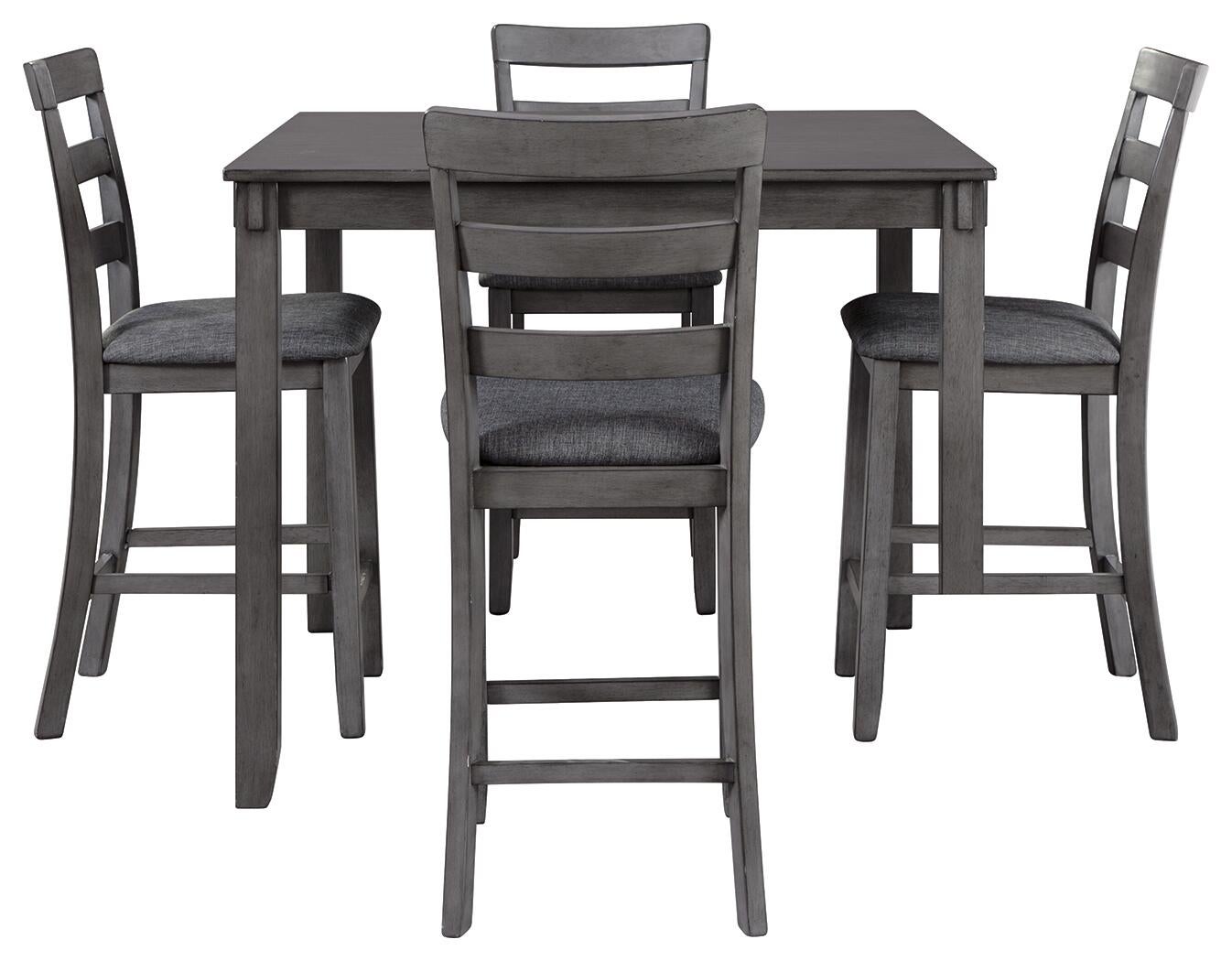 Bridson Square Counter TBL Set (5/CN) - Discount Furniture Connection