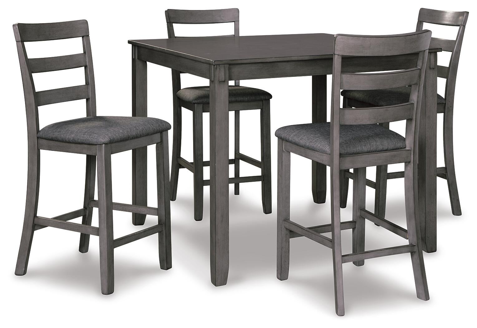 Bridson Square Counter TBL Set (5/CN) - Discount Furniture Connection
