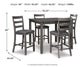 Bridson Square Counter TBL Set (5/CN) - Discount Furniture Connection