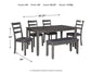 Bridson RECT DRM Table Set (6/CN) - Discount Furniture Connection
