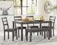 Bridson RECT DRM Table Set (6/CN) - Discount Furniture Connection