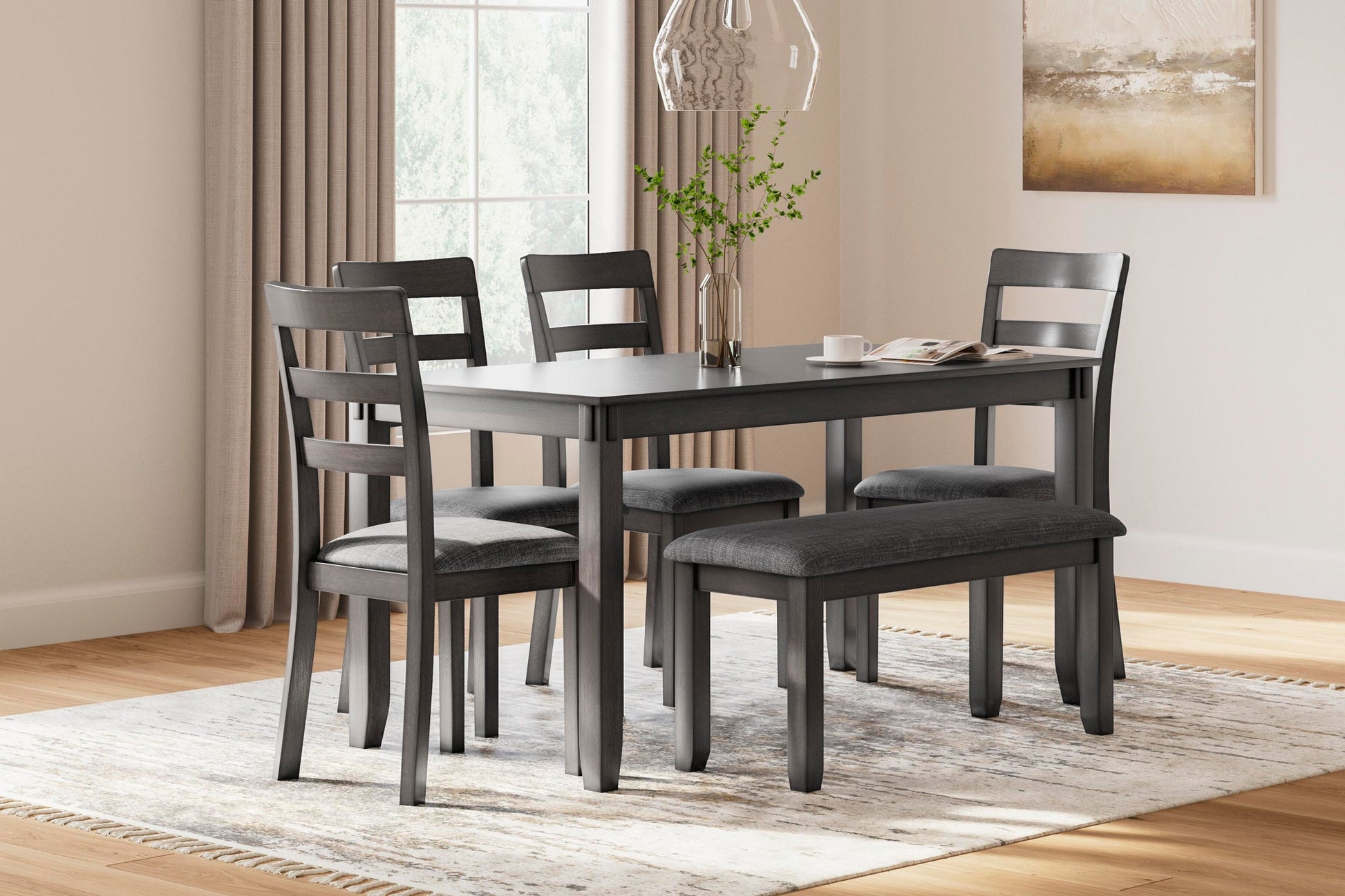 Bridson RECT DRM Table Set (6/CN) - Discount Furniture Connection
