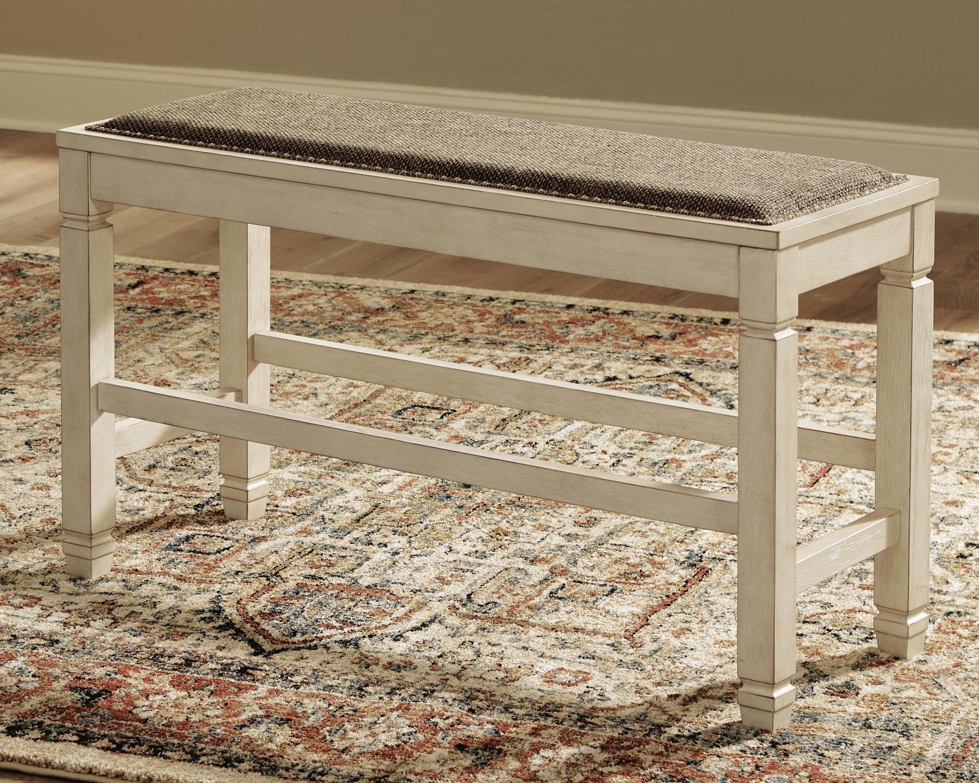 Bolanburg DBL Counter UPH Bench (1/CN) - Discount Furniture Connection