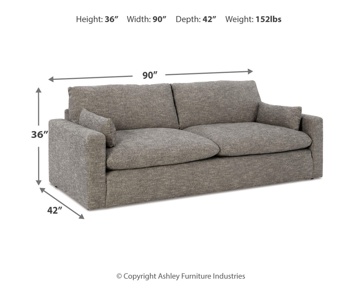 Dramatic Sofa - Discount Furniture Connection