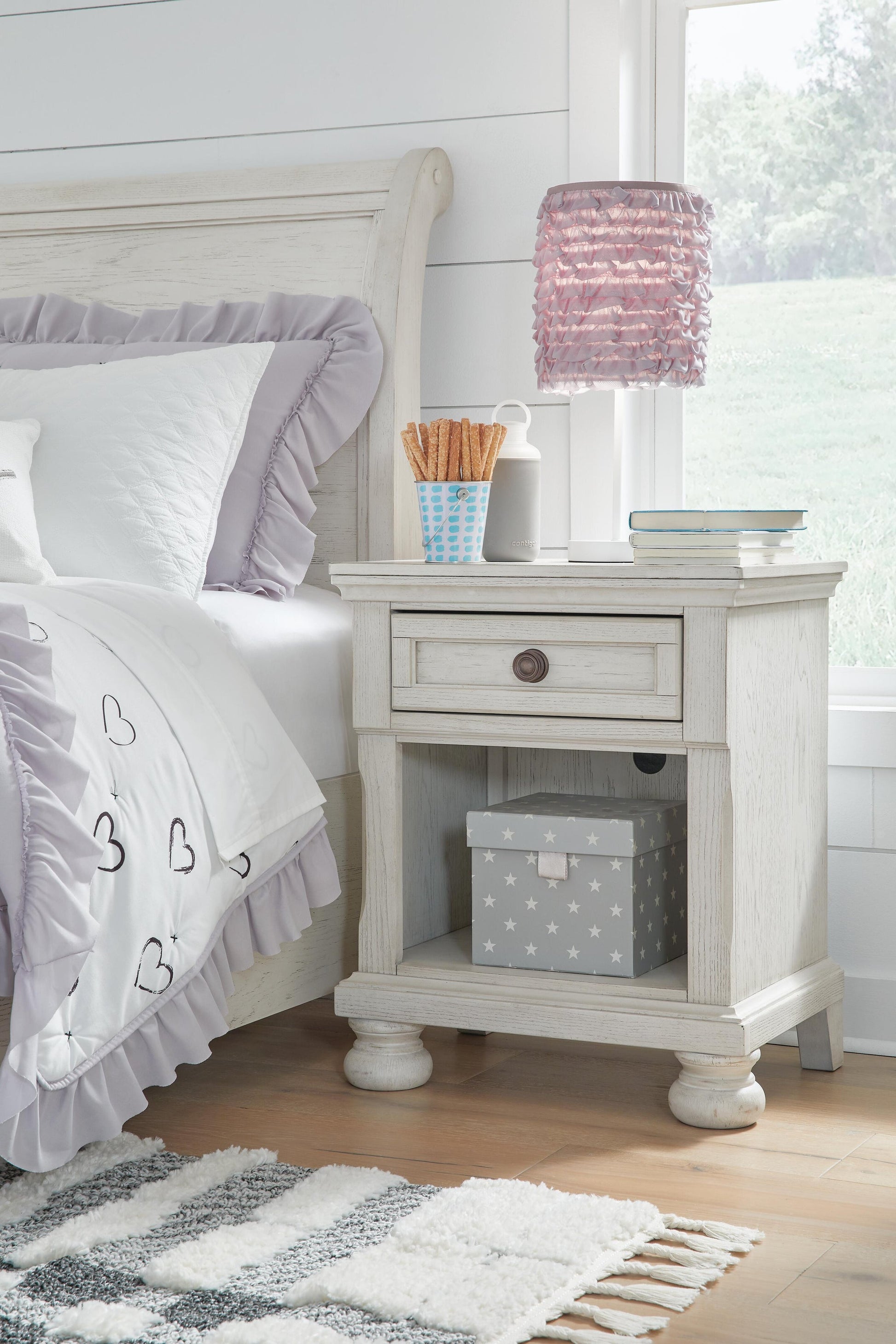 Robbinsdale One Drawer Night Stand - Discount Furniture Connection