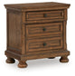 Zackaryn Two Drawer Night Stand
