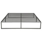Gates Eastern King Heavy-Gauge Metal Platform Bed Frame Black