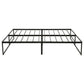 Gates Queen Heavy-Gauge Metal Platform Bed Frame Black