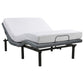 Weston Full Dual-Motor Massage Adjustable Bed Base in Black and Grey