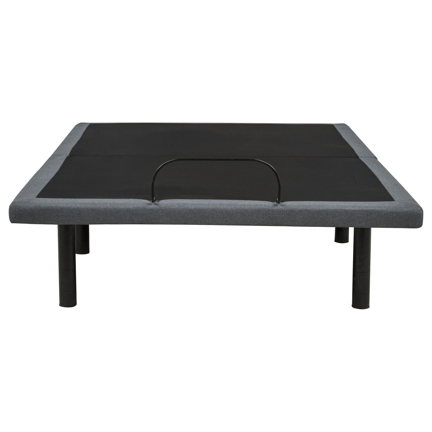 Weston Full Dual-Motor Massage Adjustable Bed Base in Black and Grey