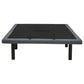Weston Full Dual-Motor Massage Adjustable Bed Base in Black and Grey