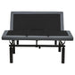Weston Full Dual-Motor Massage Adjustable Bed Base in Black and Grey