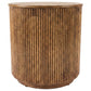 Coffey 3-piece Round Coffee and End Table Set Light Brown