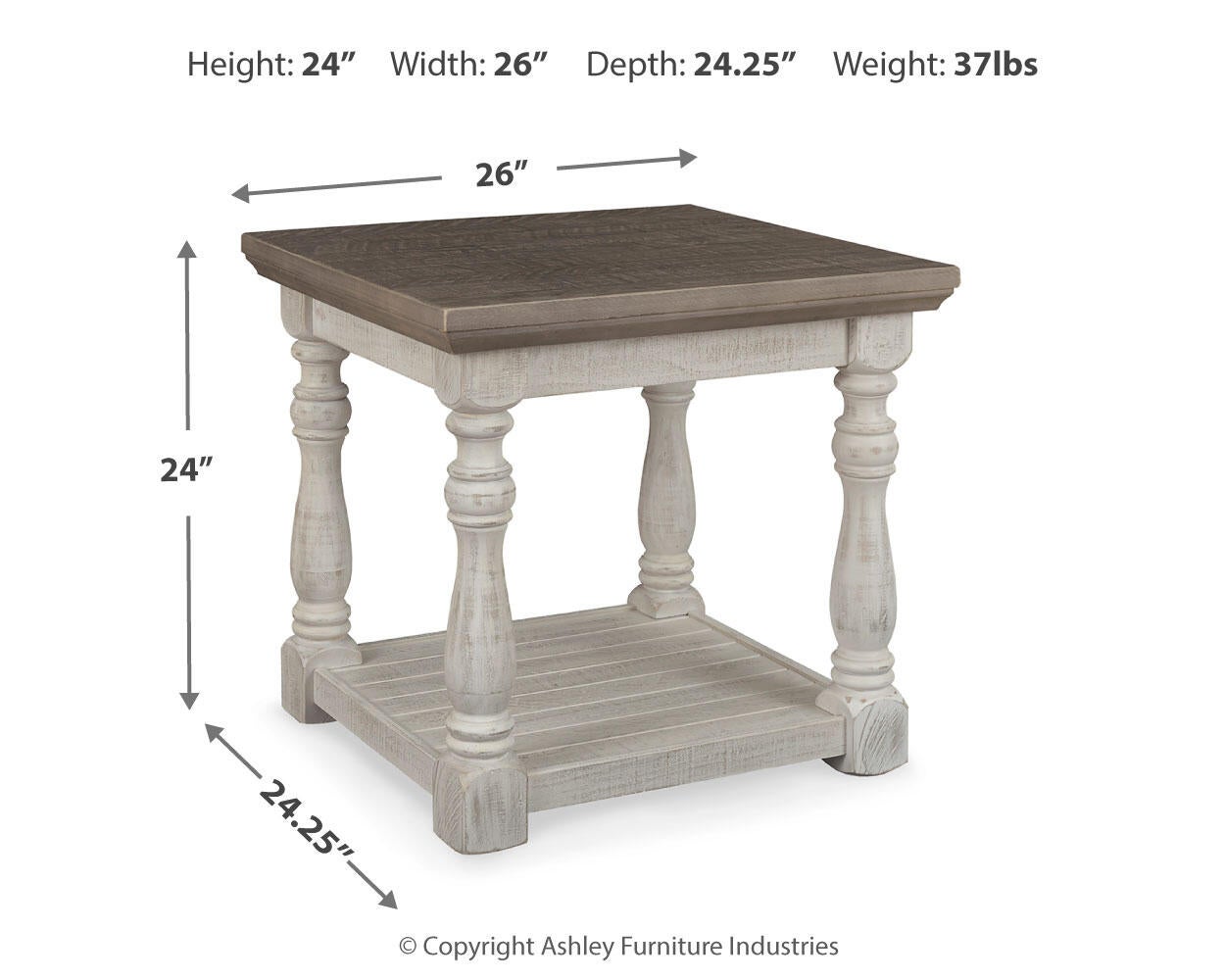 Havalance Rectangular End Table - Discount Furniture Connection