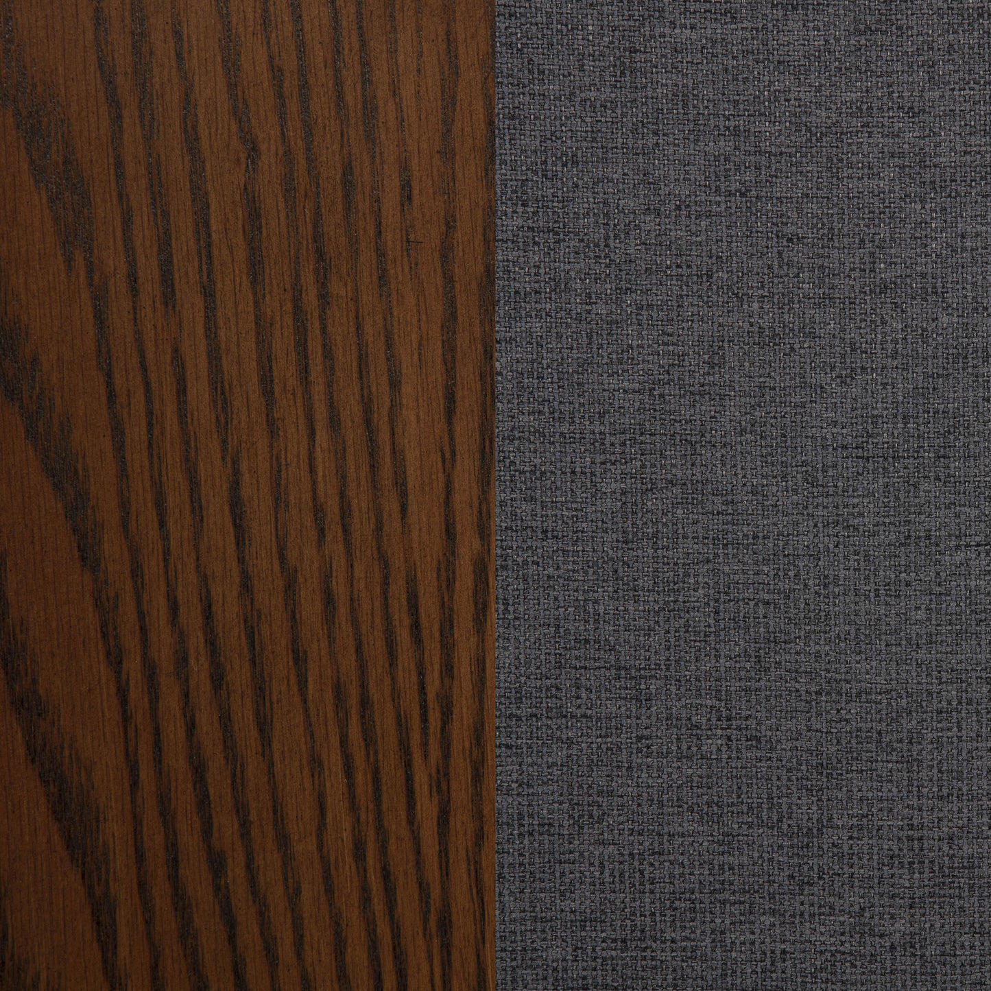 Naser Upholstered Counter Stool Grey and Dark Walnut (Set of 2)