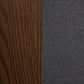 Naser Upholstered Counter Stool Grey and Dark Walnut (Set of 2)