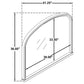 Lucaire Arched Dresser Mirror Sandstone