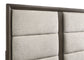 Farre Queen Upholstered Storage Platform Bed Dark Brown