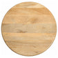 Dale 2-Piece Round Mango Wood Coffee and End Table Set Natural Mango