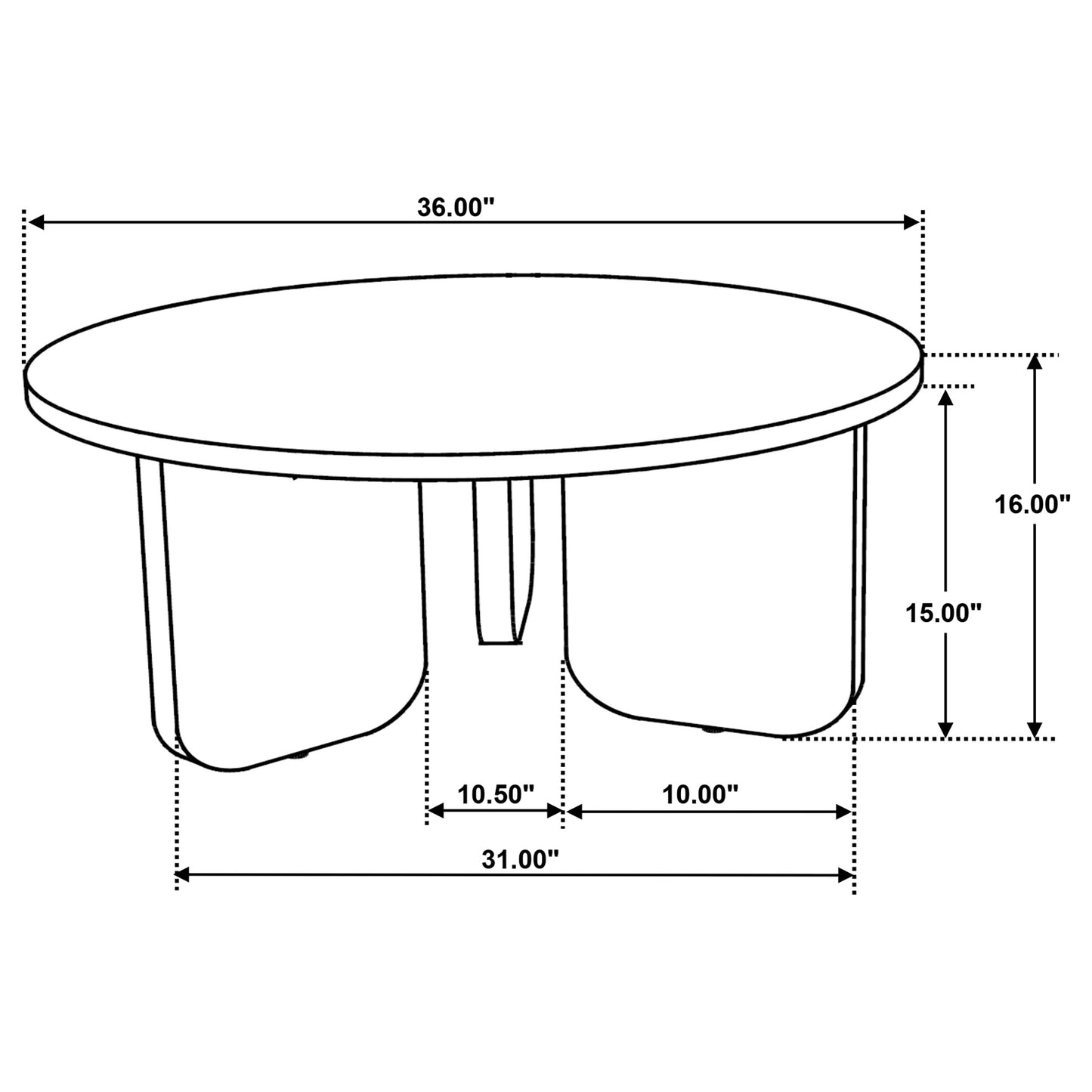 Dale 2-Piece Round Mango Wood Coffee and End Table Set Honey Mango