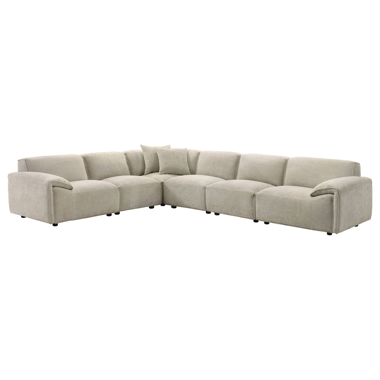 Crane 6-piece Modular Sectional Sofa Beige