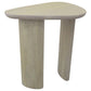 Arjona Contemporary Triangular End Table with Oak Veneer Honey Oak