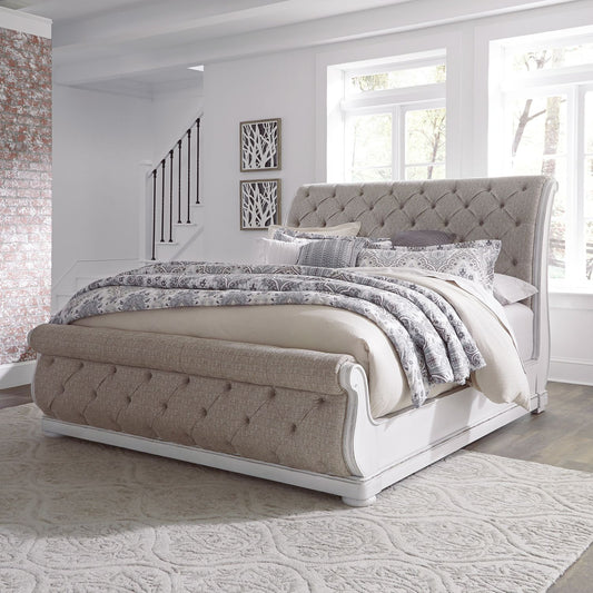 Magnolia Manor - King Uph Sleigh Bed